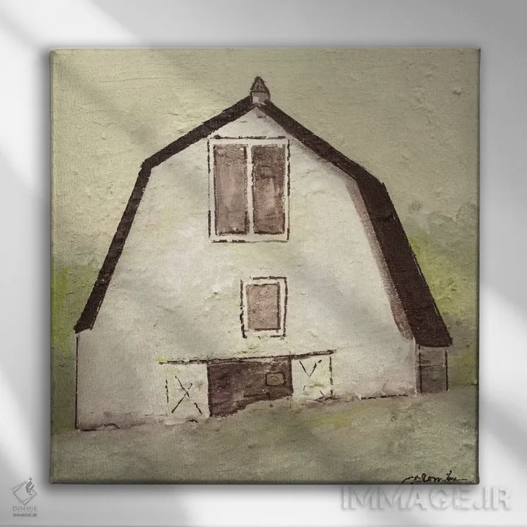 تابلو در مزرعه دو اثر جویس کومبز - نمای روبهرو روی دیوار