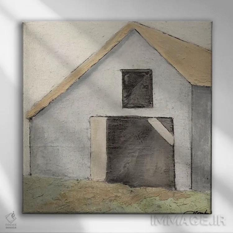 تابلو در مزرعه چهار اثر جویس کومبز - نمای روبهرو روی دیوار