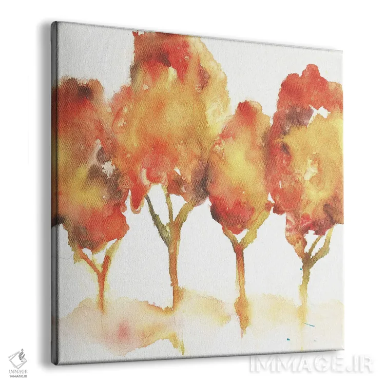 تابلو جنگل طلایی اثر جویس کومبز - نمای پرسپکتیو محصول