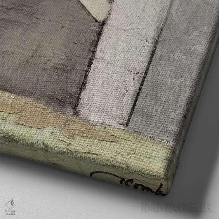 تابلو در مزرعه چهار اثر جویس کومبز - نمای نزدیک بافت بوم