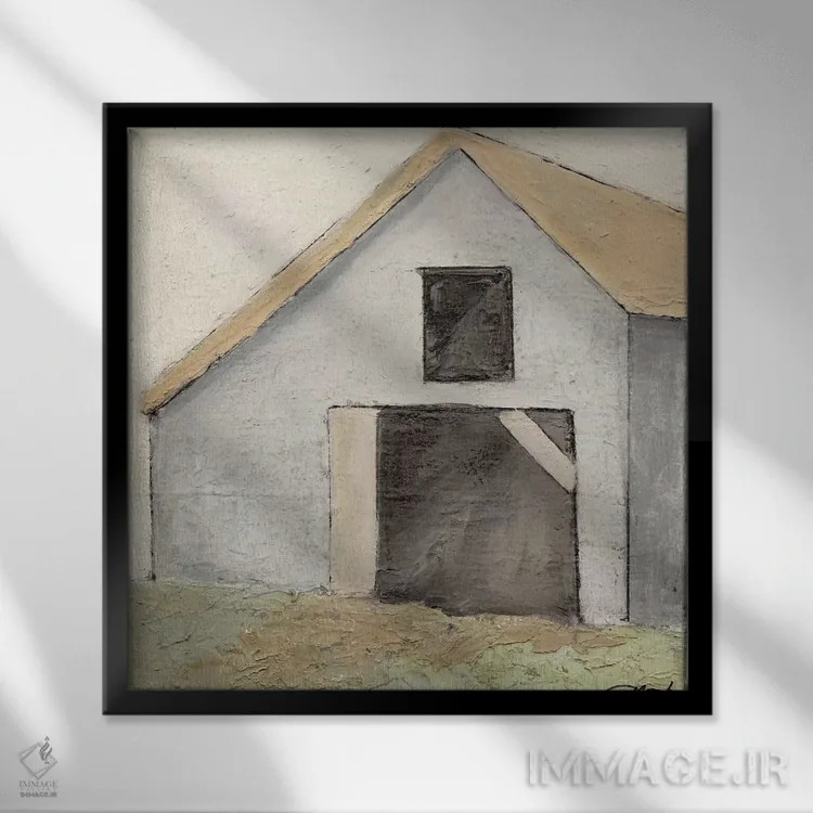تابلو در مزرعه چهار اثر جویس کومبز - نمای قابدار مشکی