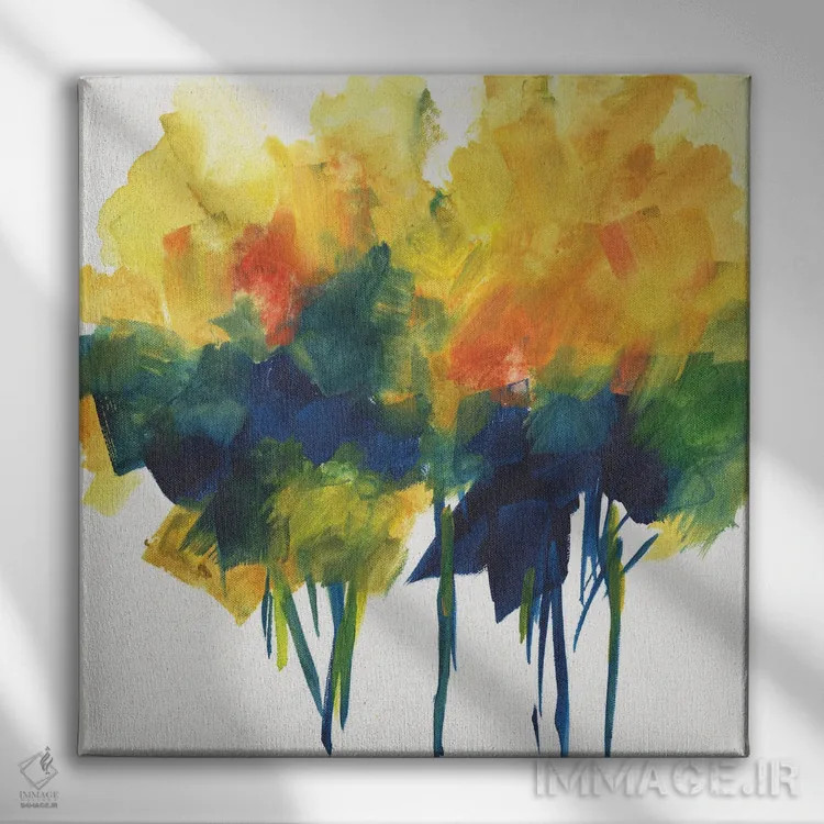 تابلو نشانههای پاییز اول اثر جویس کومبز - نمای روبهرو روی دیوار
