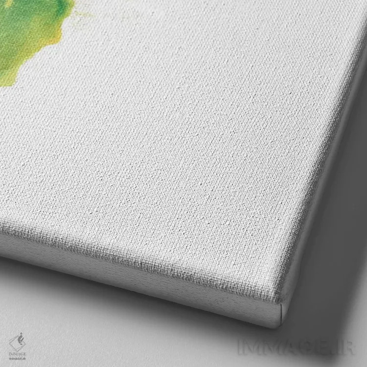 تابلو انعکاسات فصلی اول اثر جویس کومبز - نمای نزدیک بافت بوم