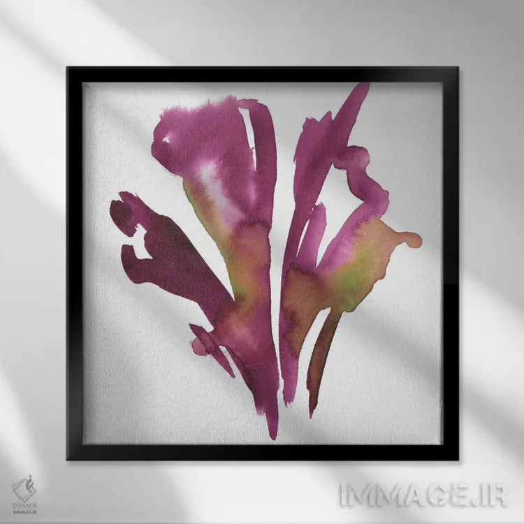 تابلو انعکاسات فصلی سوم اثر جویس کومبز - نمای قابدار مشکی