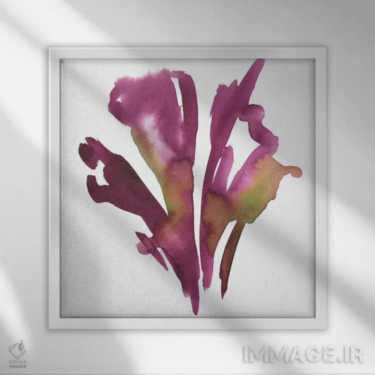 تابلو انعکاسات فصلی سوم اثر جویس کومبز - نمای قابدار سفید