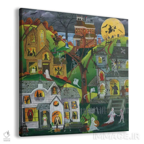 تابلو تاریک، مرموز و پر از خوراکی اثر شریل بارتلی - نمای پرسپکتیو محصول