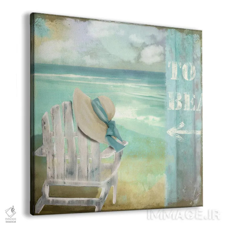 تابلو در کنار دریا I اثر ساشا - نمای پرسپکتیو محصول