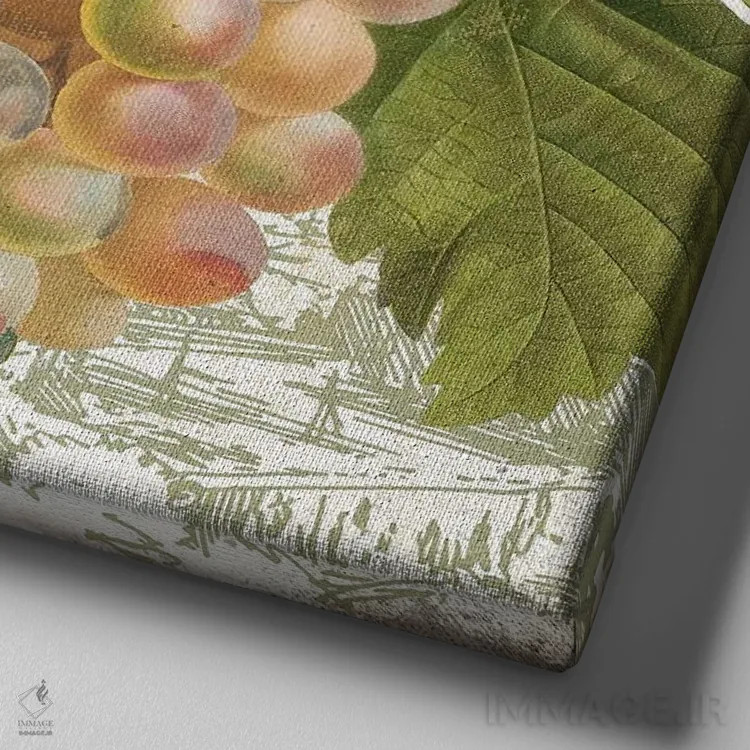 تابلو دولچتو IV (نوعی شراب) اثر ساشا - نمای نزدیک بافت بوم