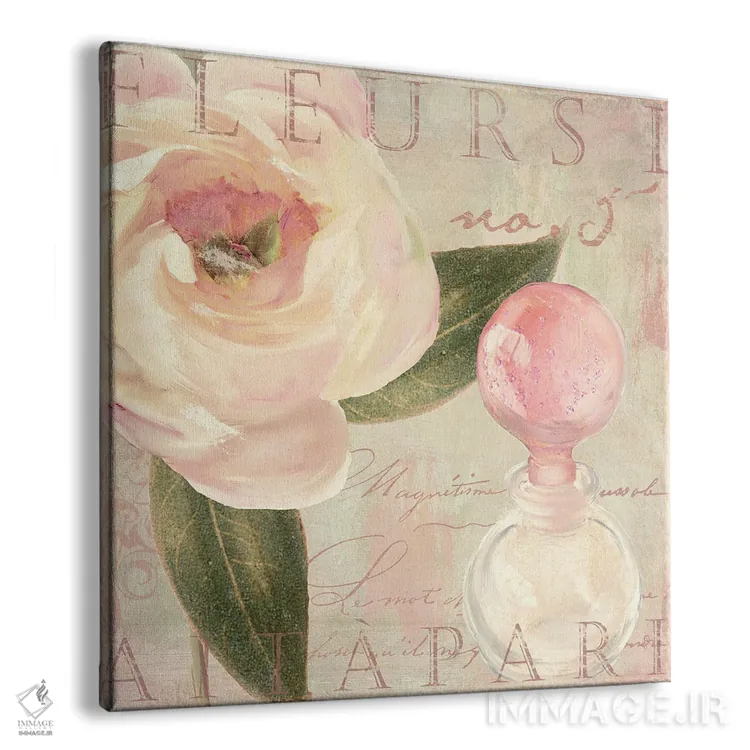 تابلو عطر گل رز II (به فرانسوی) اثر ساشا - نمای پرسپکتیو محصول