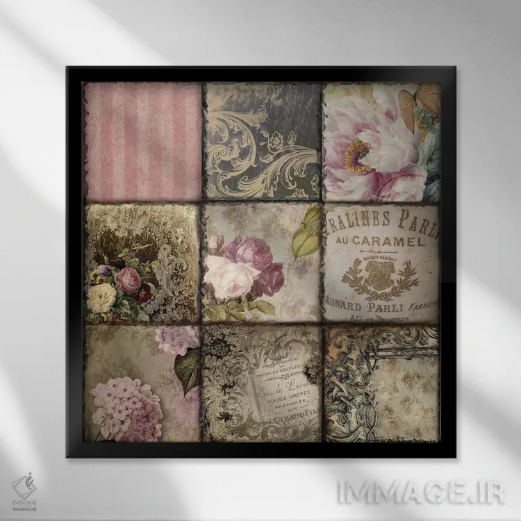 تابلو زندهباد پاریس I اثر ساشا - نمای قابدار مشکی