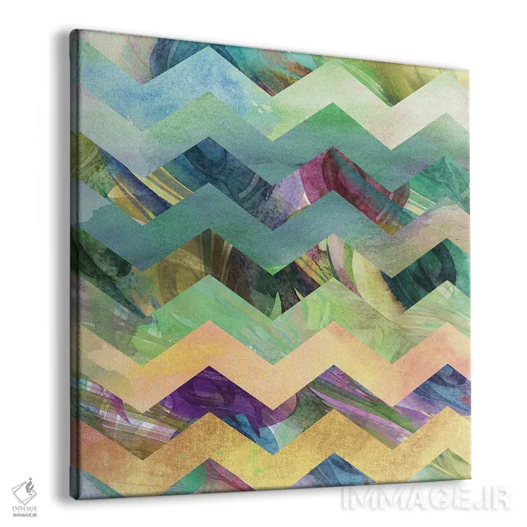 تابلو لباس طاووس IV اثر ساشا - نمای پرسپکتیو محصول