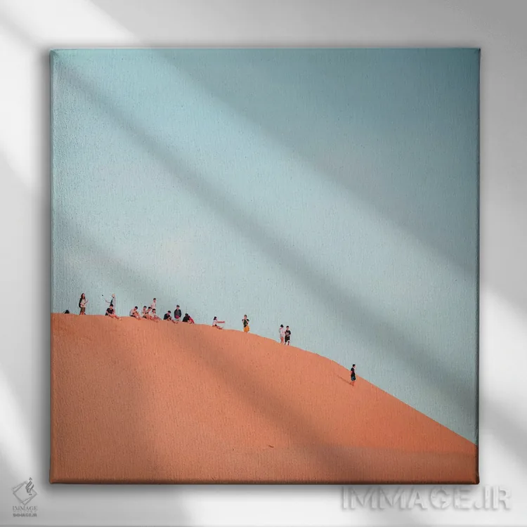 تابلو مورچهها اثر شارلوت کرد - نمای روبهرو روی دیوار