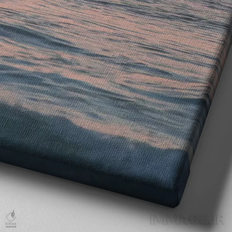 تابلو طلوع طلوع اثر شارلوت کرد - نمای نزدیک بافت بوم