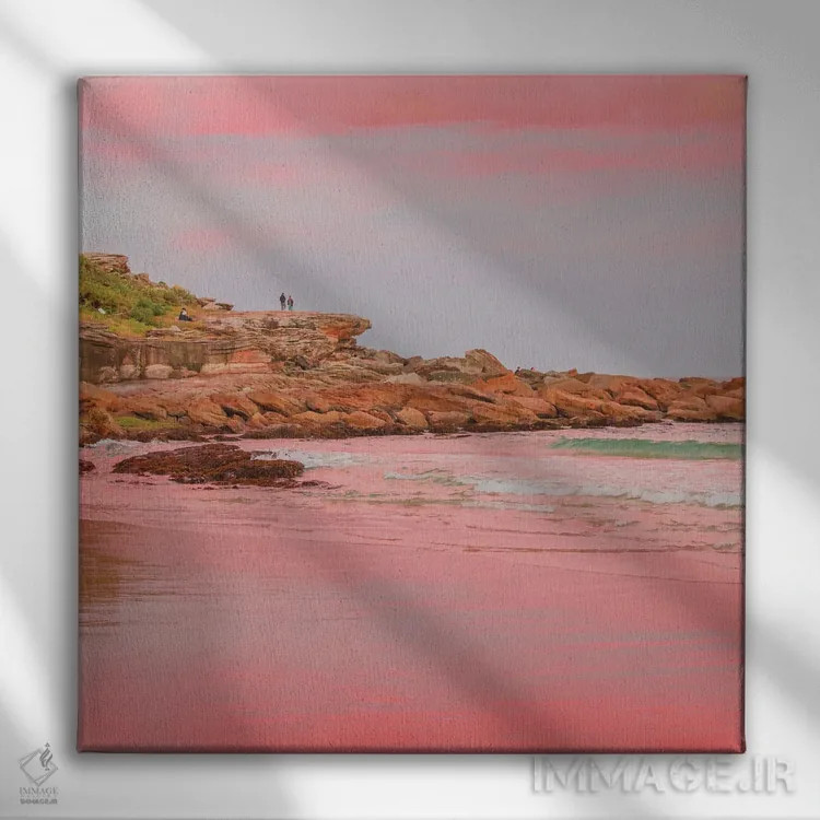 تابلو مینیاتورها اثر شارلوت کرد - نمای روبهرو روی دیوار