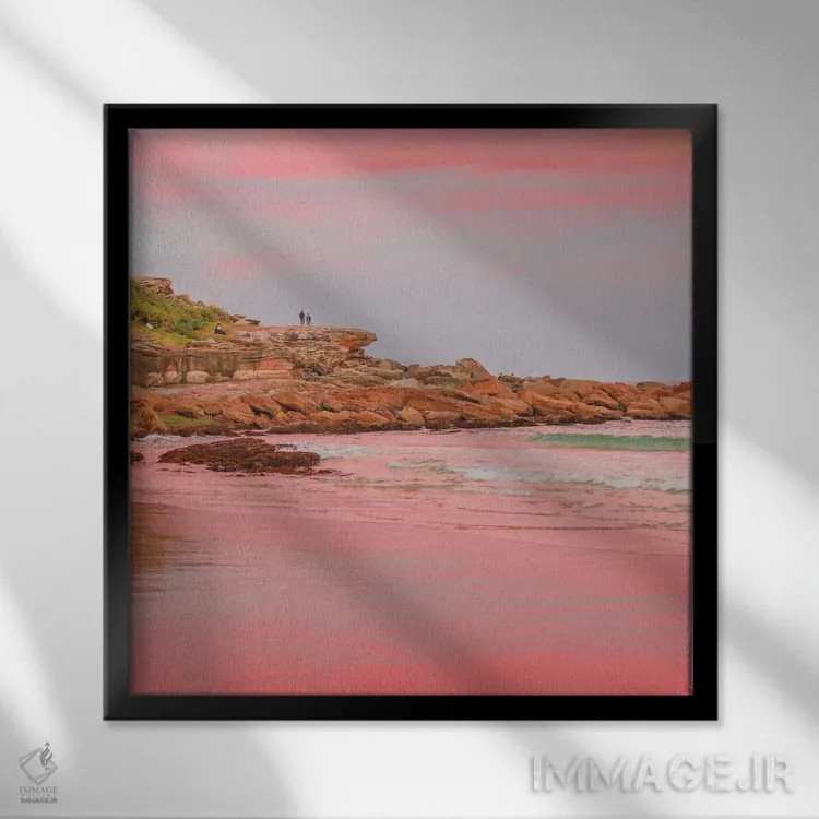 تابلو مینیاتورها اثر شارلوت کرد - نمای قابدار مشکی