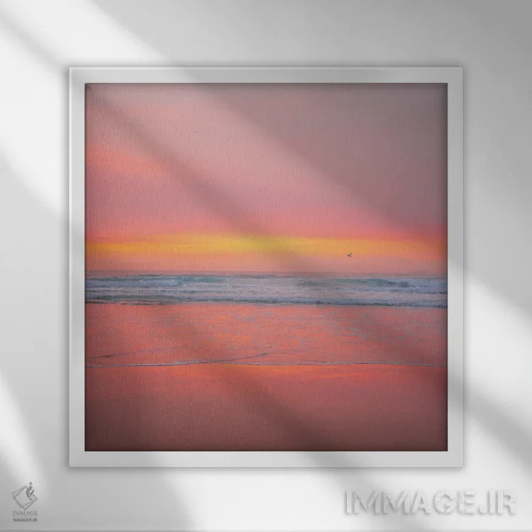 تابلو کلاسیک اثر شارلوت کرد - نمای قابدار سفید