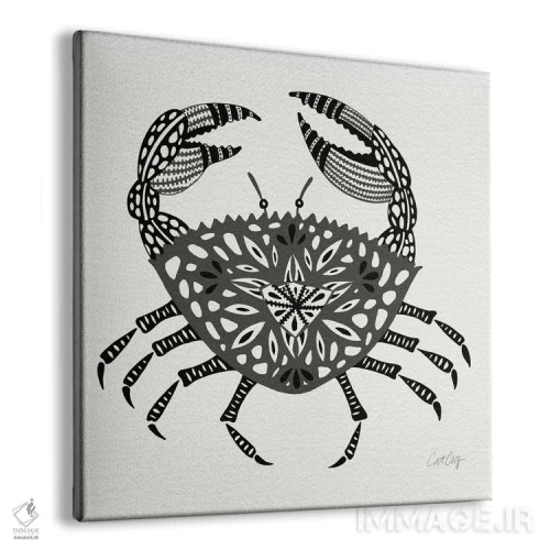 تابلو خرچنگ خاکستری اثر کت کوکیلت - نمای پرسپکتیو محصول