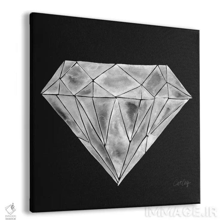 تابلو الماس اثر کت کوکیلت - نمای پرسپکتیو محصول