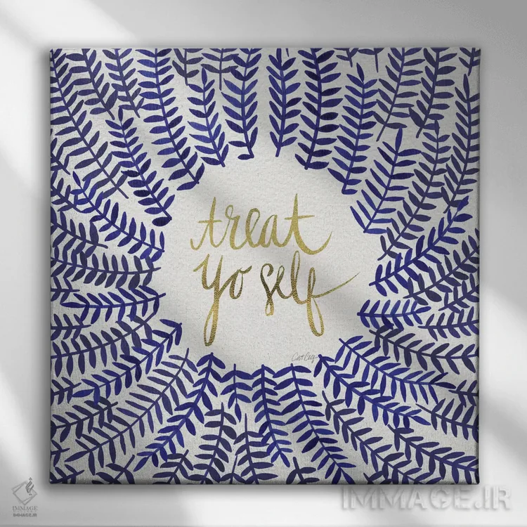 تابلو Navy,به خودت برس، سرمهای اثر کت کوکیلت - نمای روبهرو روی دیوار