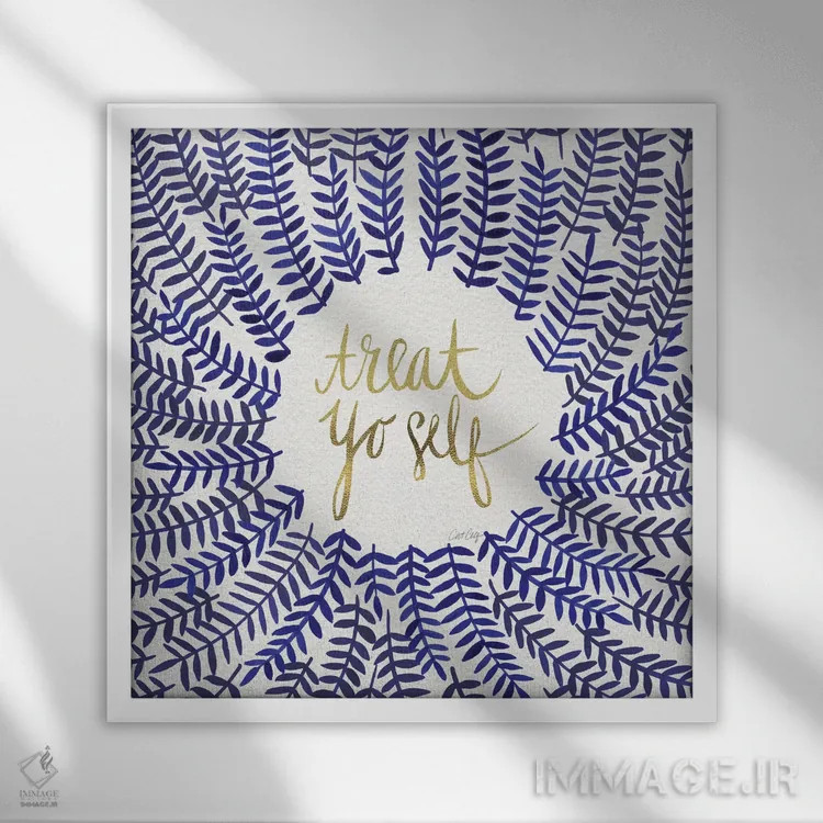 تابلو Navy,به خودت برس، سرمهای اثر کت کوکیلت - نمای قابدار سفید