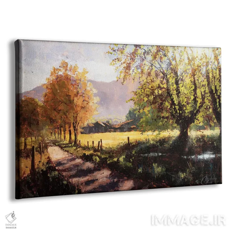 تابلو آلپ فرانسه در تابستان اثر کریستوفر کلارک - نمای پرسپکتیو محصول