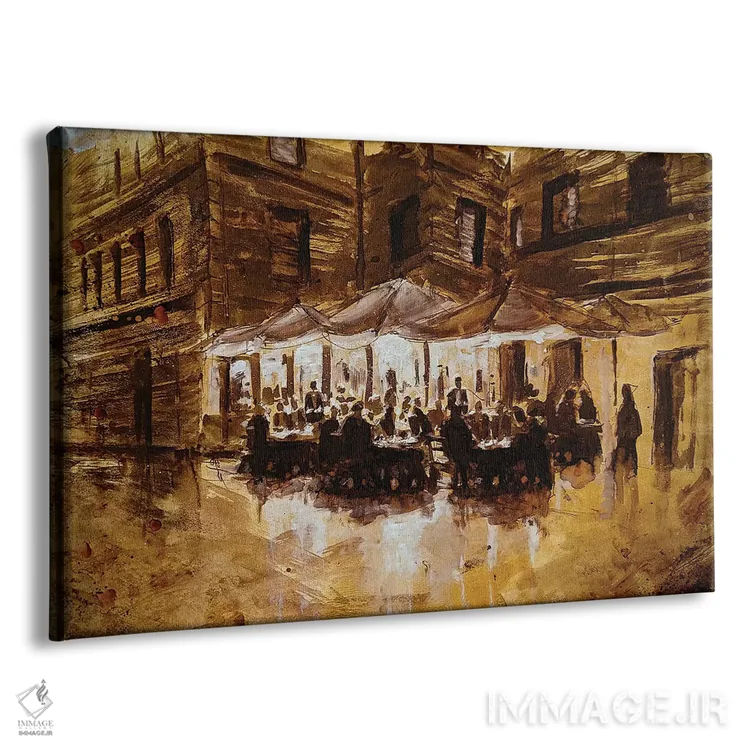 تابلو ایتالیا با تُن سپیا I اثر کریستوفر کلارک - نمای پرسپکتیو محصول