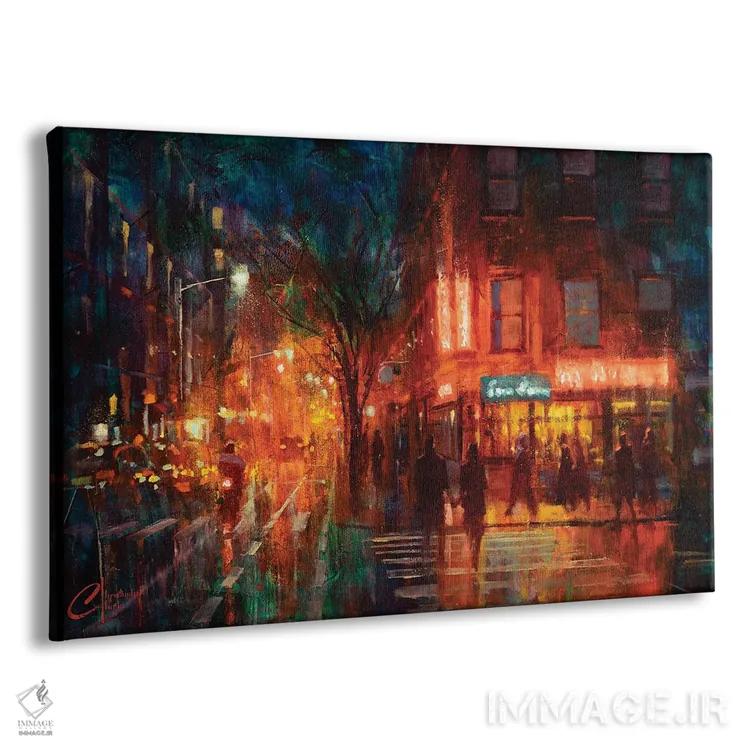 تابلو Corner I,نیویورک، نبش خیابان I اثر کریستوفر کلارک - نمای پرسپکتیو محصول