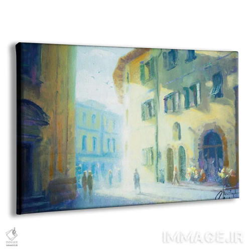 تابلو خیابان پیتسوییا اثر کریستوفر کلارک - نمای پرسپکتیو محصول