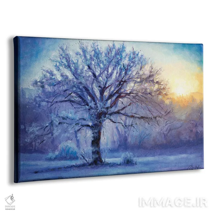 تابلو نور صبحگاهی یخزده اثر کریستوفر کلارک - نمای پرسپکتیو محصول