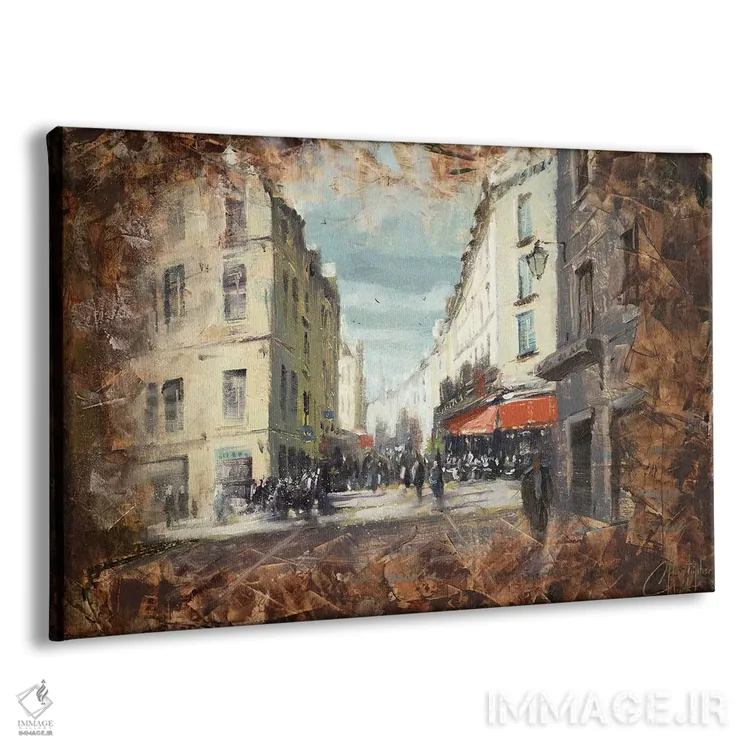 تابلو مطالعهٔ شکل انتزاعی اثر کریستوفر کلارک - نمای پرسپکتیو محصول