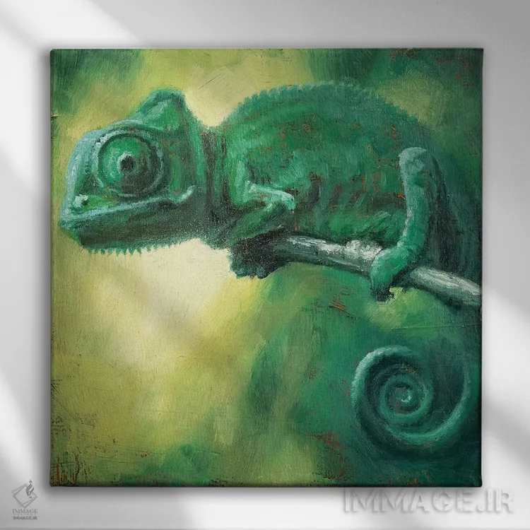 تابلو نمیتوانی مرا ببینی اثر کریستوفر کلارک - نمای روبهرو روی دیوار