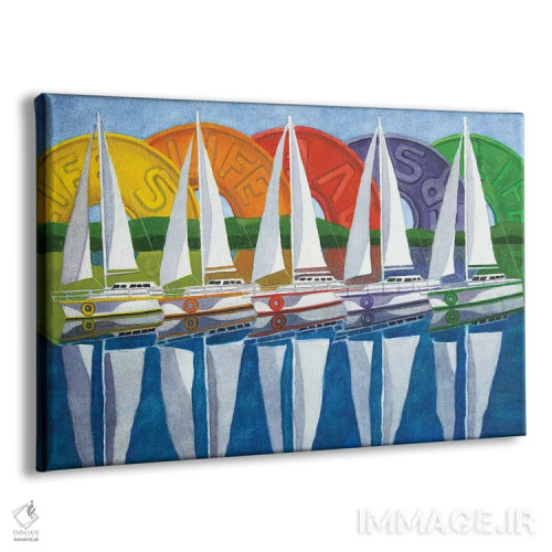 تابلو حلقهٔ نجات (یا: کسی که نجات میدهد) اثر کوری کلیفورد - نمای پرسپکتیو محصول