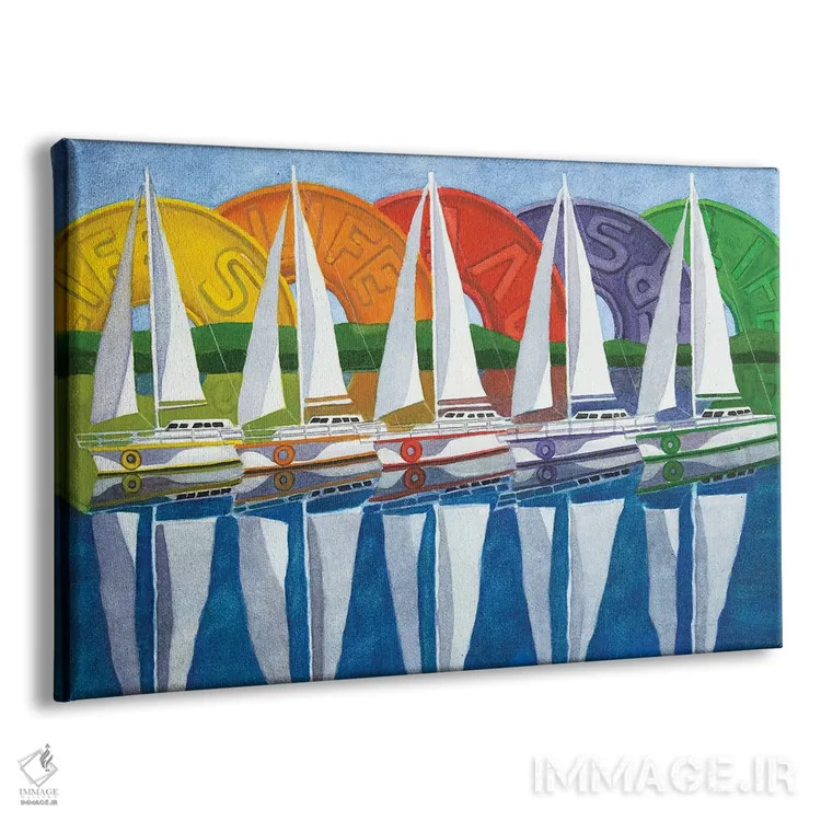 تابلو حلقهٔ نجات (یا: کسی که نجات میدهد) اثر کوری کلیفورد - نمای پرسپکتیو محصول