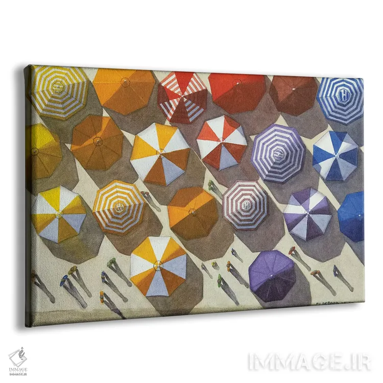 تابلو ساحل از بالا اثر کوری کلیفورد - نمای پرسپکتیو محصول