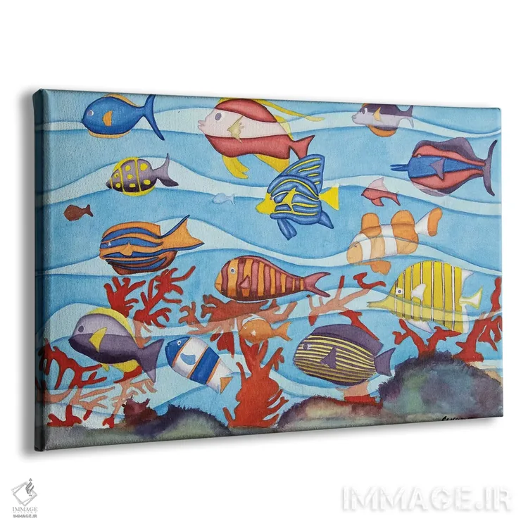 تابلو حرکت در اقیانوس اثر کوری کلیفورد - نمای پرسپکتیو محصول