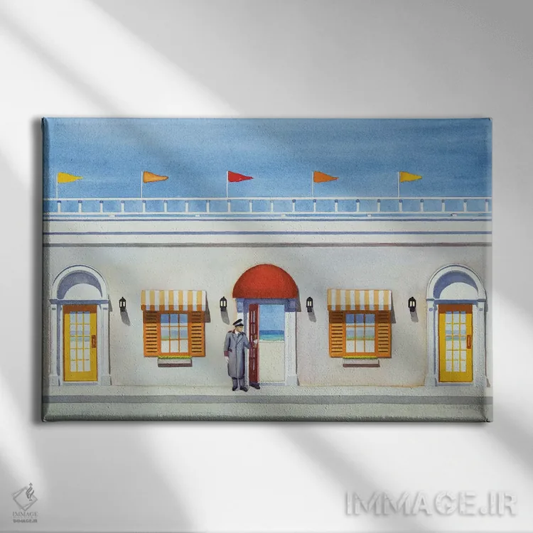 تابلو دسترسی به ساحل اثر کوری کلیفورد - نمای روبهرو روی دیوار