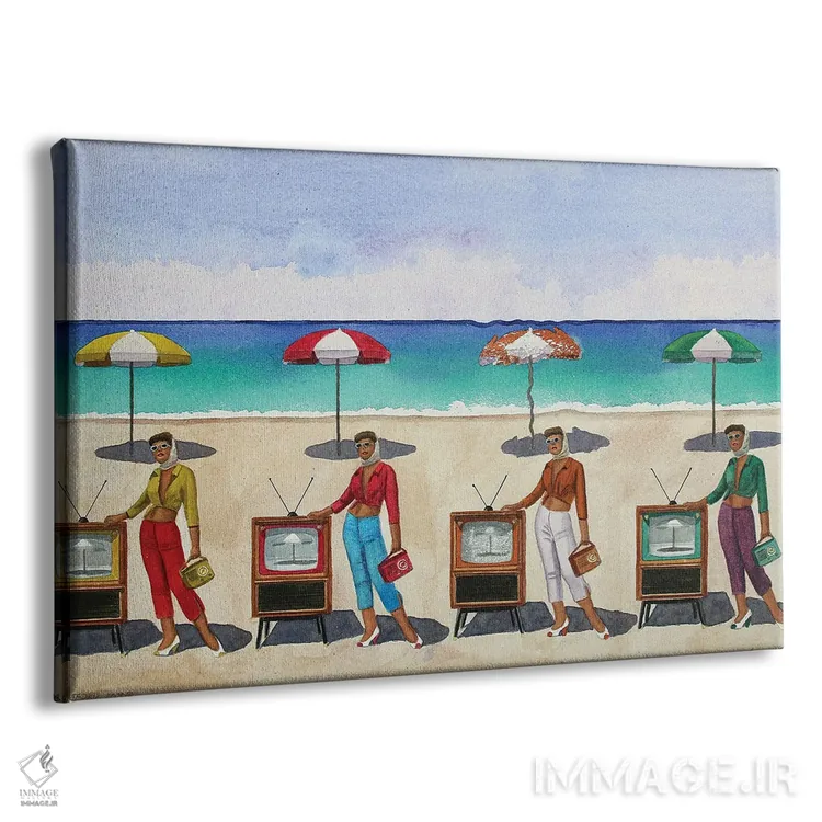 تابلو گوشهای خرگوشی اثر کوری کلیفورد - نمای پرسپکتیو محصول