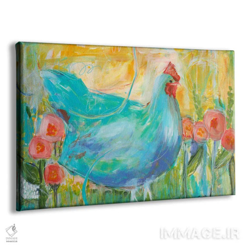 تابلو بسی آبی (اسم یا لقب) اثر کانی کالم - نمای پرسپکتیو محصول