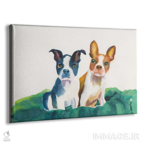 تابلو بیایید کنار هم بنشینیم اثر کانی کالم - نمای پرسپکتیو محصول