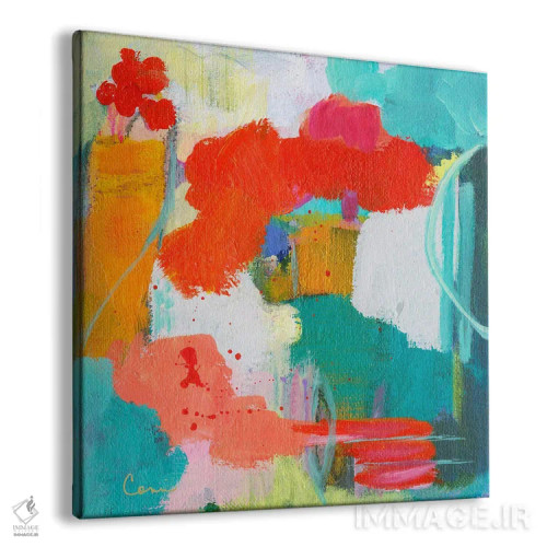 تابلو بوته غلطان (گیاه بیابانی) اثر کانی کالم - نمای پرسپکتیو محصول