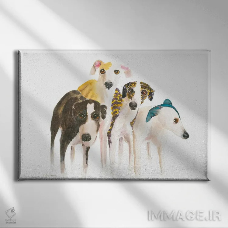 تابلو اسمش را عشق میگذارم اثر کانی کالم - نمای روبهرو روی دیوار