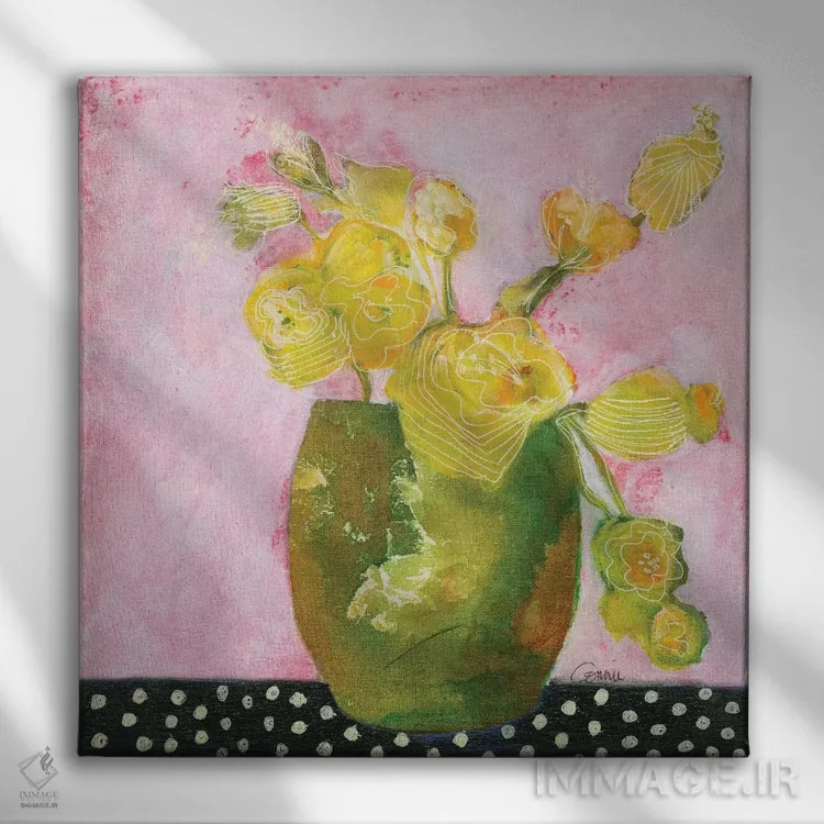 تابلو متولد شده برای عشق اثر کانی کالم - نمای روبهرو روی دیوار