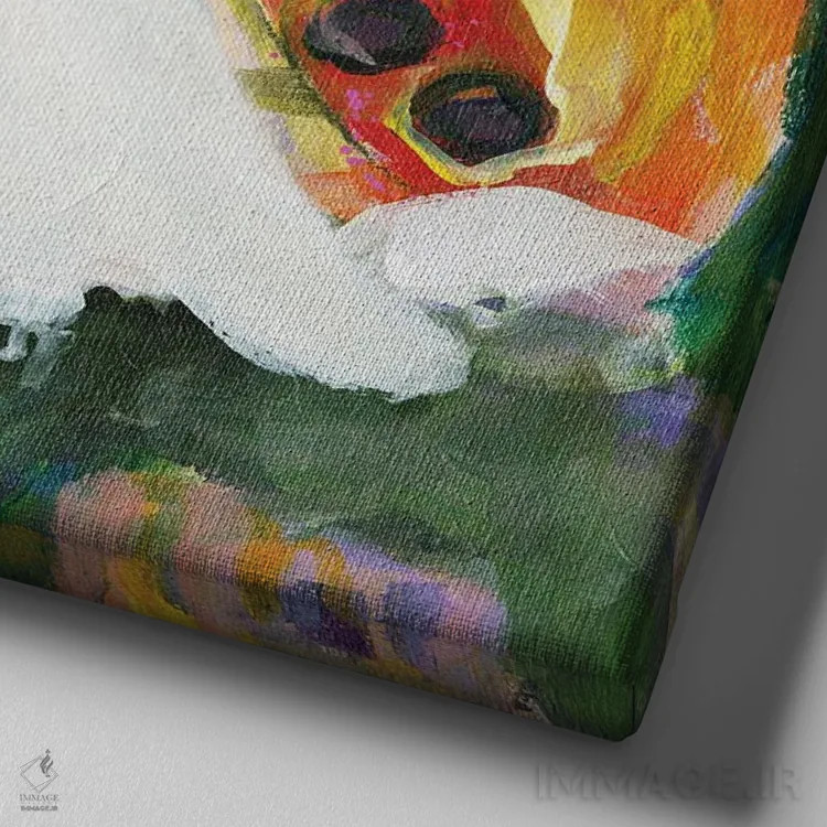 تابلو سترون (نوعی مرکبات) اثر کانی کالم - نمای نزدیک بافت بوم