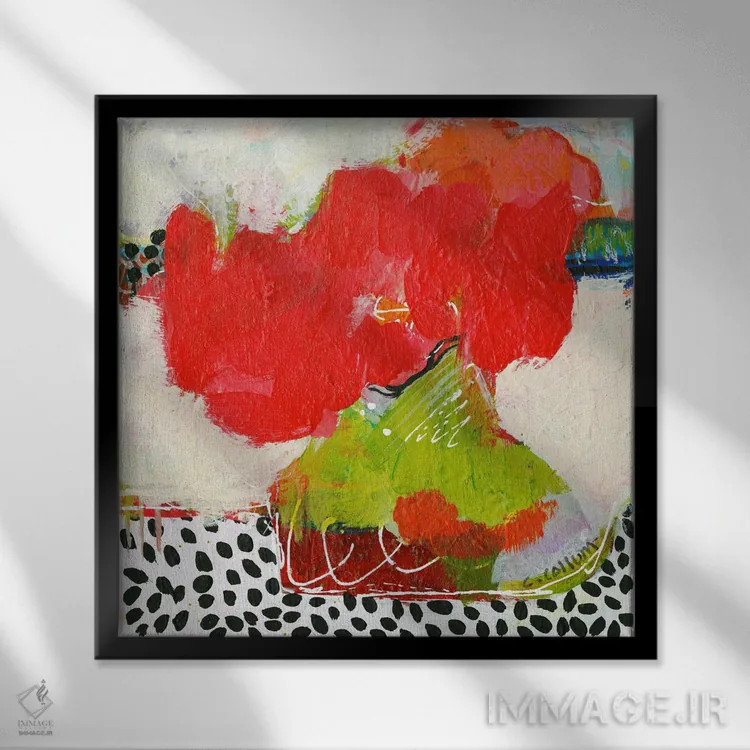 تابلو خوشمزه اثر کانی کالم - نمای قابدار مشکی