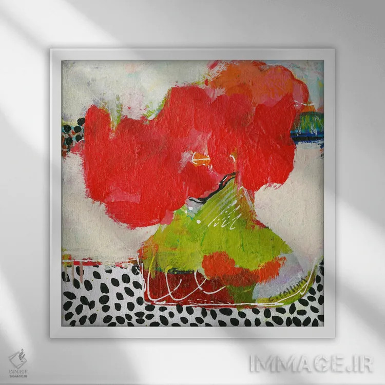 تابلو خوشمزه اثر کانی کالم - نمای قابدار سفید