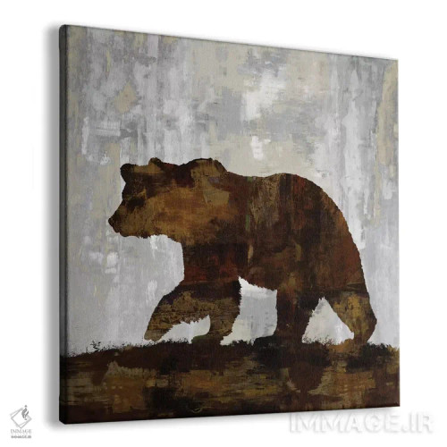 تابلو خرس اثر کارل کولبرن - نمای پرسپکتیو محصول