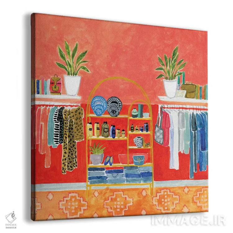 تابلو فروشگاه قدیمی اثر کارولین چسیا - نمای پرسپکتیو محصول