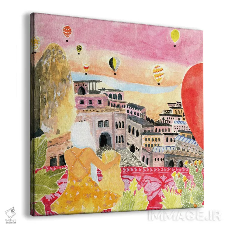 تابلو کاپادوکیه (ترکیه) اثر کارولین چسیا - نمای پرسپکتیو محصول