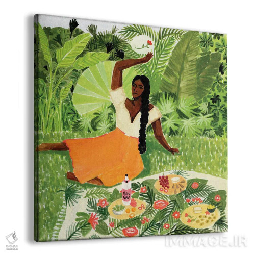 تابلو پیکنیک اثر کارولین چسیا - نمای پرسپکتیو محصول