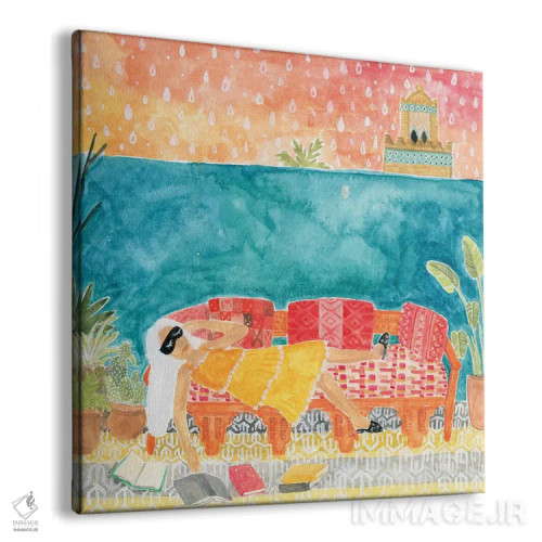 تابلو لم دادن اثر کارولین چسیا - نمای پرسپکتیو محصول